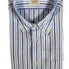 MAZZARELLI SPORT SHIRT - BLUE/LIGHT BLUE STRIPE