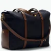 MISMO M/S MEGA TOTE - PIONEER BLUE/CUOIO