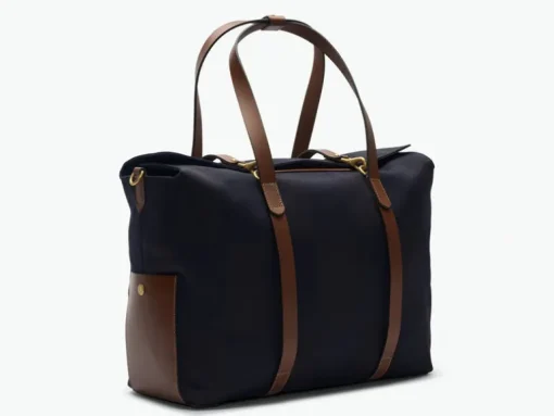 MISMO M/S MEGA TOTE - PIONEER BLUE/CUOIO