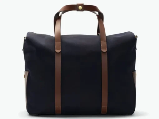 MISMO M/S MEGA TOTE - PIONEER BLUE/CUOIO