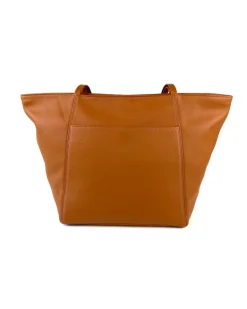 ORSYN VIENNA TOTE BAG - BRANDY PEBBLE GRAIN