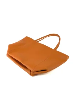 ORSYN VIENNA TOTE BAG - BRANDY PEBBLE GRAIN