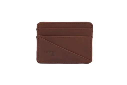 ORSYN YOSEMITE CARD CASE WALLET - CHOCOLATE OIL TAN