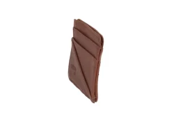 ORSYN YOSEMITE CARD CASE WALLET - CHOCOLATE OIL TAN
