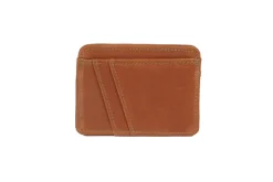 ORSYN YOSEMITE CARD CASE WALLET - CARAMEL OIL TAN