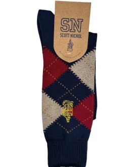 PANTHERELLA TAYLOR MEN'S SOCK - NAVY