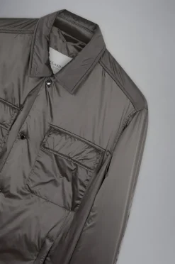 PAUL & SHARK MEN'S RIVIERA SHIRT JACKET - PLATINUM