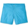 PETER MILLAR CUBE SWIM TRUNK - MARINA BLUE