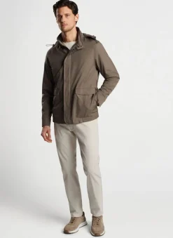 PETER MILLAR DISCOVERY FIELD JACKET - BIRCH
