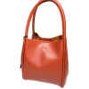 REMI/REID HOLLACE MINI TOTE BAG - TERRACOTTA