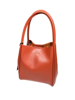 REMI/REID HOLLACE MINI TOTE BAG - TERRACOTTA