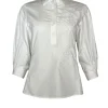 ROSSO 35 EMBROIDERED SHIRT - WHITE