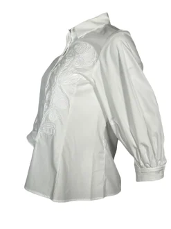 ROSSO 35 EMBROIDERED SHIRT - WHITE