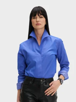 SARAH ALEXANDRA SIGNATURE SHIRT - BLUE LAGOON