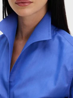 SARAH ALEXANDRA SIGNATURE SHIRT - BLUE LAGOON
