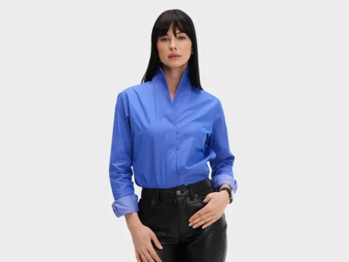 SARAH ALEXANDRA SIGNATURE SHIRT - BLUE LAGOON
