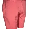 SCOTT BARBER MEN’S SAVANNAH TWILL SHORT - NANTUCKET RED