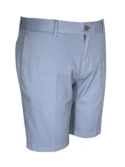SCOTT BARBER MEN’S SAVANNAH TWILL SHORT - COUNTRY BLUE