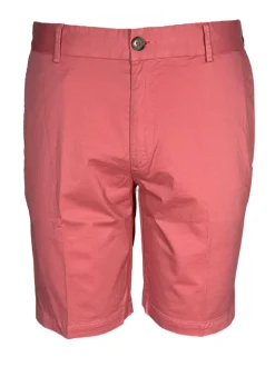 SCOTT BARBER MEN’S SAVANNAH TWILL SHORT - NANTUCKET RED