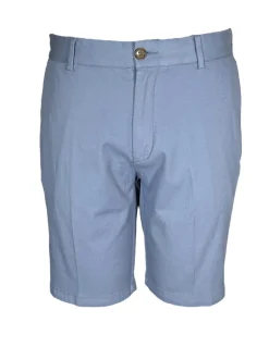 SCOTT BARBER MEN’S SAVANNAH TWILL SHORT - COUNTRY BLUE