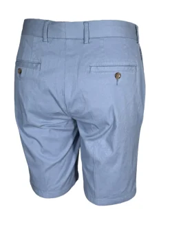 SCOTT BARBER MEN’S SAVANNAH TWILL SHORT - COUNTRY BLUE