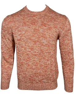SETTEFILI CASHMERE CREW SWEATER - ORANGE