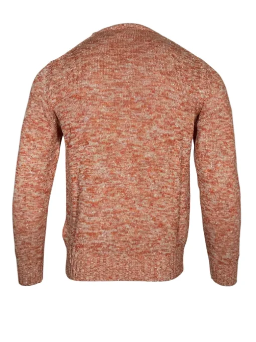 SETTEFILI CASHMERE CREW SWEATER - ORANGE
