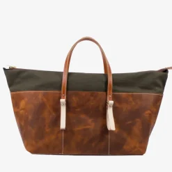 SONOMA COUNTY LEATHER - MOON MOUNTAIN WEEKENDER BAG