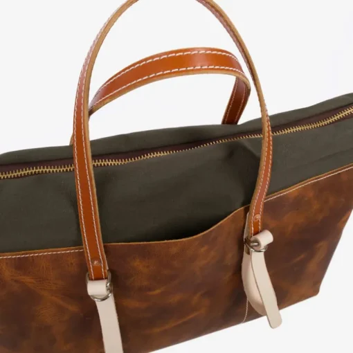 SONOMA COUNTY LEATHER - MOON MOUNTAIN WEEKENDER BAG