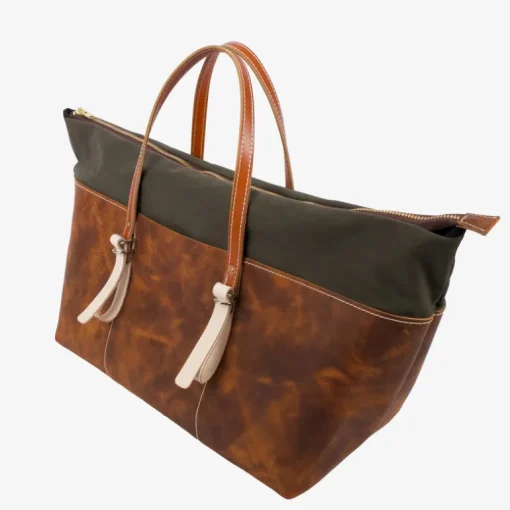SONOMA COUNTY LEATHER - MOON MOUNTAIN WEEKENDER BAG