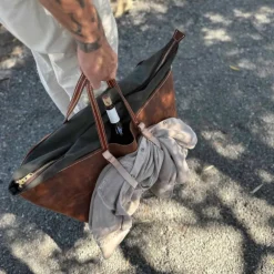 SONOMA COUNTY LEATHER - MOON MOUNTAIN WEEKENDER BAG