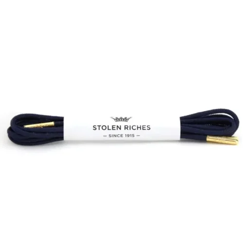 STOLEN RICHES MISSION BLUE DRESS SHOE LACES