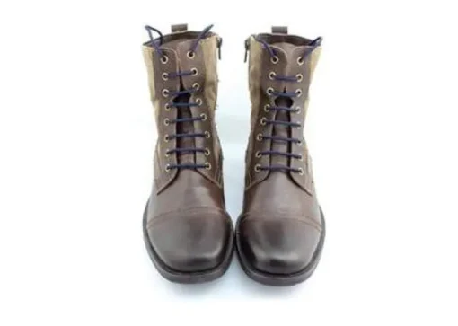 STOLEN RICHES MISSION BLUE BOOT LACES