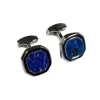 TATEOSSIAN CUFF LINKS - LAPIS OCTOGON