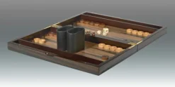 TIZO EBONY BACKGAMMON SET