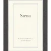 TIZO SHAGREEN SIENA SILVERPLATE FRAME - BLACK