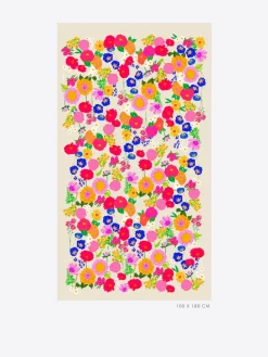 VILAGALLO ALL OVER FLOWERS SCARF