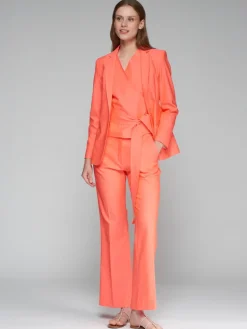 VILAGALLO HARLOW BLAZER - BRIGHT ORANGE
