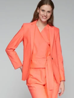 VILAGALLO HARLOW BLAZER - BRIGHT ORANGE