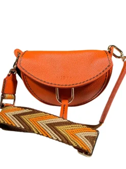 VISONA IBIZA CROSSBODY BAG - ARANCIA