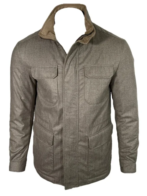 WATERVILLE QUILT-LINED FIELD COAT - TAN