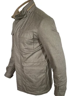 WATERVILLE QUILT-LINED FIELD COAT - TAN