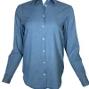 XACUS BLOUSE - MID BLUE DENIM