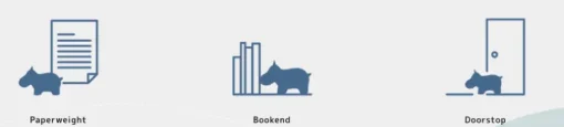 ZÜNY BOOKEND - GREY SLOTH